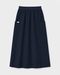 AFIYA SCRUB SKIRT — NAVY BLUE
